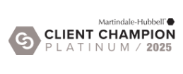 A logo of martinda client charter platinum